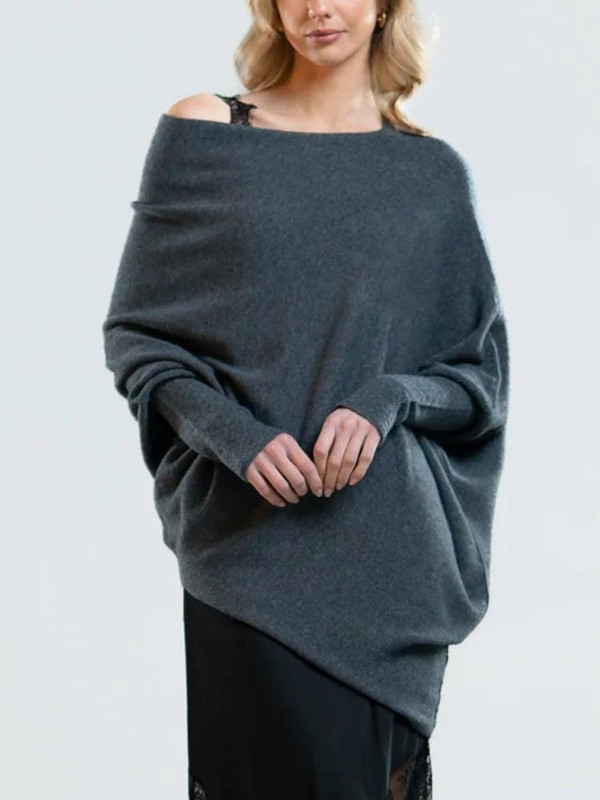 Pull Drapé Asymétrique Zenvora™ Pull Drapé Asymétrique Zenvora™ zaxx