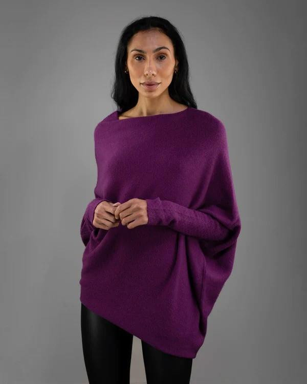Pull Drapé Asymétrique Zenvora™ Pull Drapé Asymétrique Zenvora™ zaxx