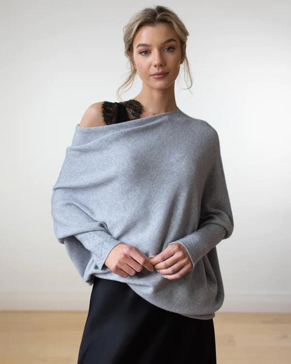 Pull Drapé Asymétrique Zenvora™ zaxx
