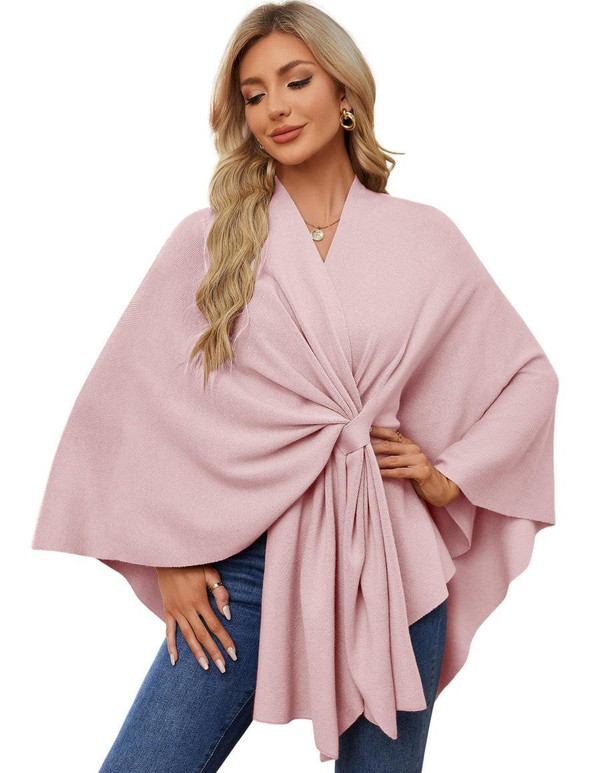 Poncho Femme à Ouverture Frontale - Châle Doux pour le Printemps, l'Automne et l'Hiver Puli™ zaxx
