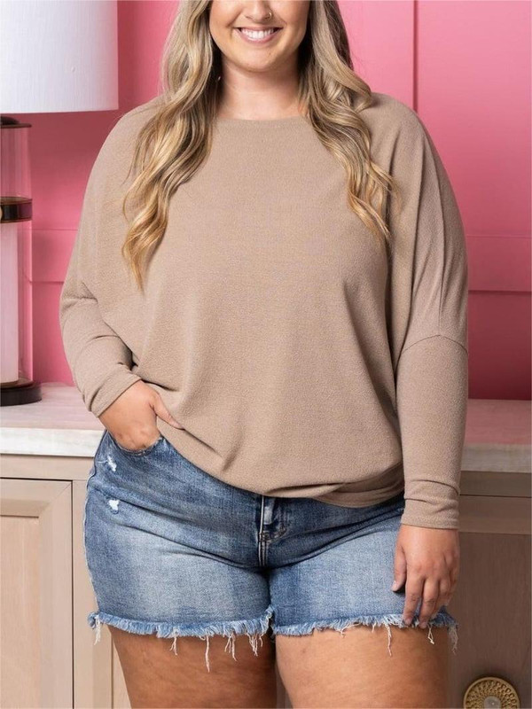 Haut à Col Bateau et Manches Larges Dreamy Knit™ zaxx