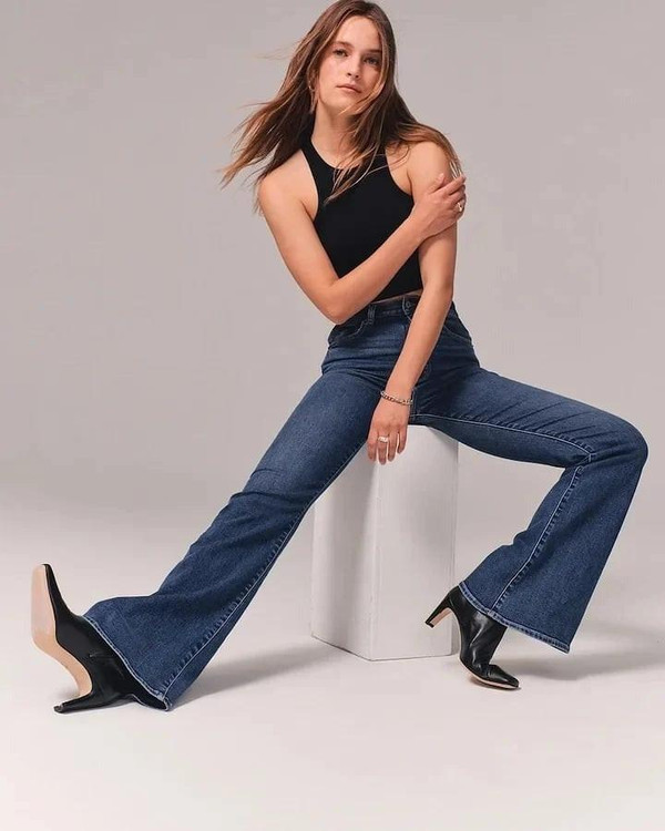 Jean Flare Extensible à Taille Ultra Haute Nuvden™ Jean Flare Extensible à Taille Ultra Haute Nuvden™ zaxx