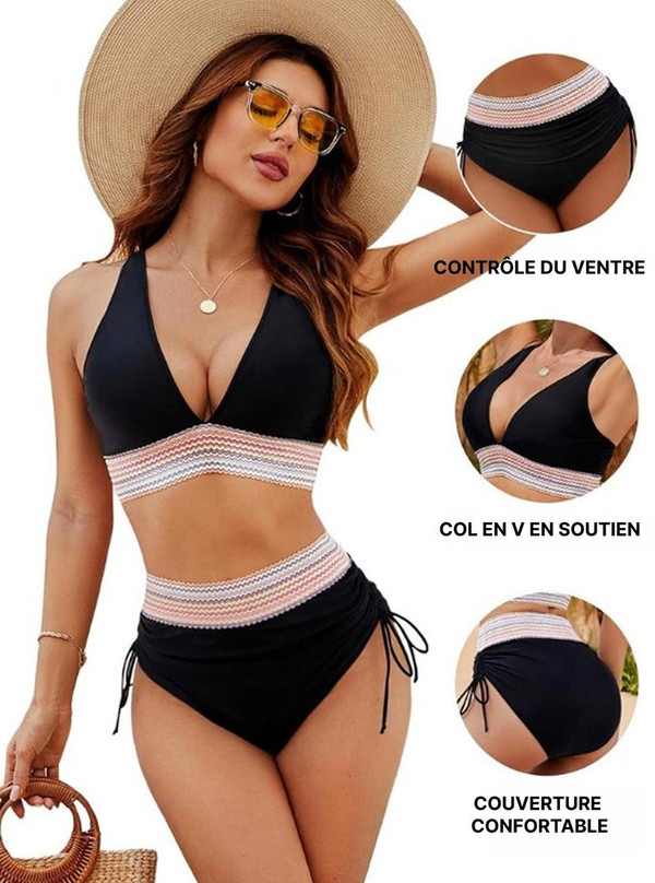 Bikini Élégant avec Effet Amincissant Lisa™ Bikini Élégant avec Effet Amincissant Lisa™ zaxx