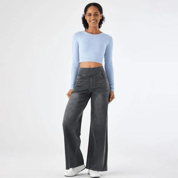 Pantalon Élastique et Confortable à Taille Haute – ComfortFit™ Pantalon Élastique et Confortable à Taille Haute – ComfortFit™ zaxx