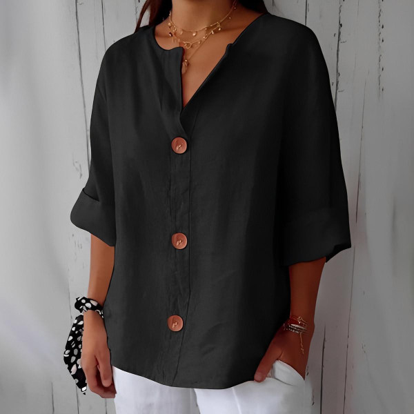 Blouse en Lin Décontractée – Van Laar™ zaxx