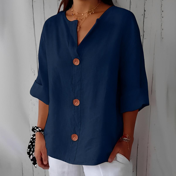 Blouse en Lin Décontractée – Van Laar™ zaxx