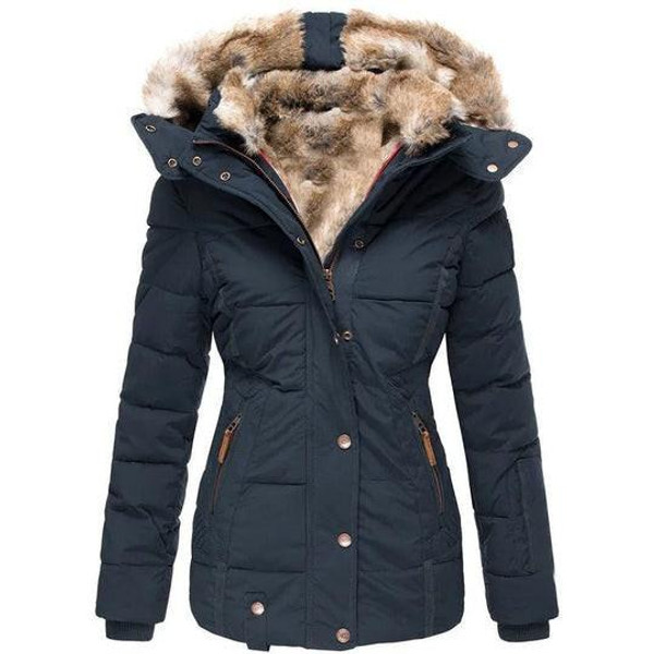 Manteau d'Hiver Chaud avec Doublure en Fausse Fourrure Nora™ Manteau d'Hiver Chaud avec Doublure en Fausse Fourrure Nora™ zaxx