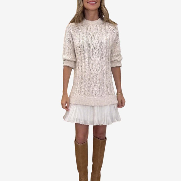 Robe Pull en Maille Gaëlle™ Robe Pull en Maille Gaëlle™ zaxx