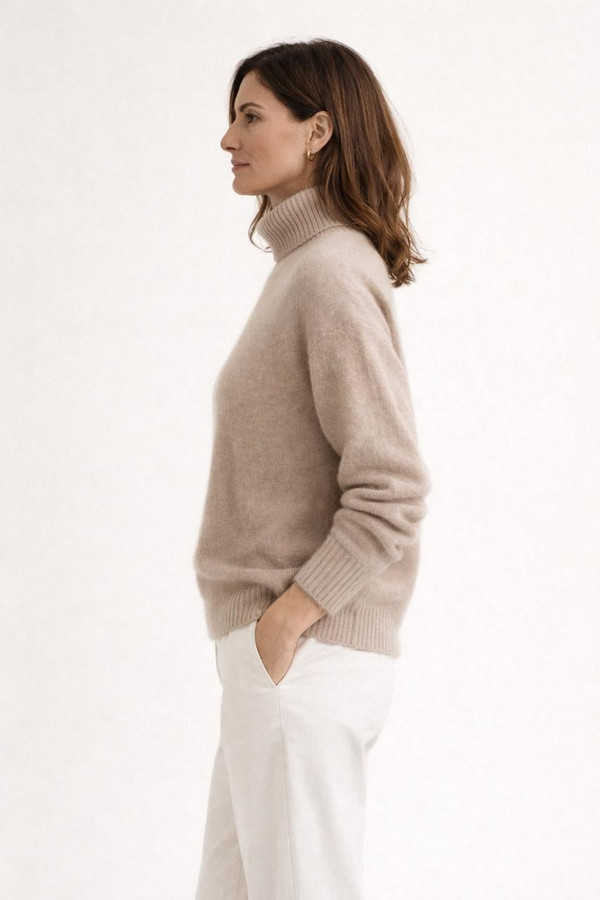 Pull Doux à Col Roulé – Soléna™ zaxx