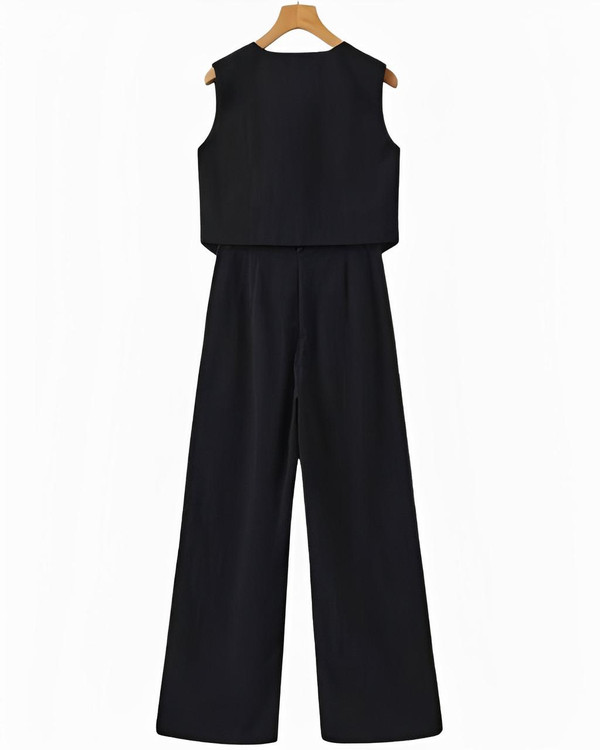 Ensemble Deux Pièces en Lin – Classy Lady™ zaxx