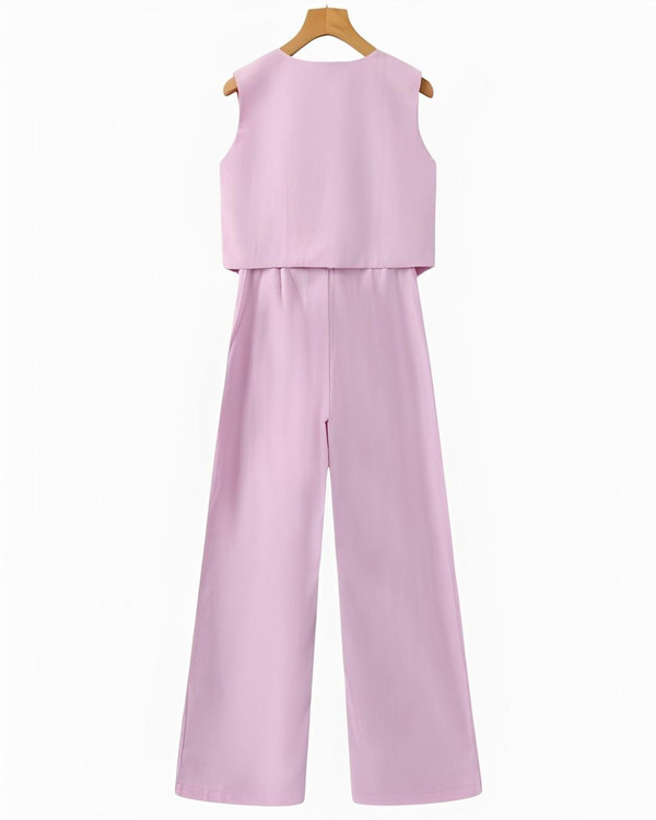 Ensemble Deux Pièces en Lin – Classy Lady™ zaxx