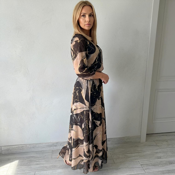 Robe en Mousseline Imprimée – Lunaria™ zaxx