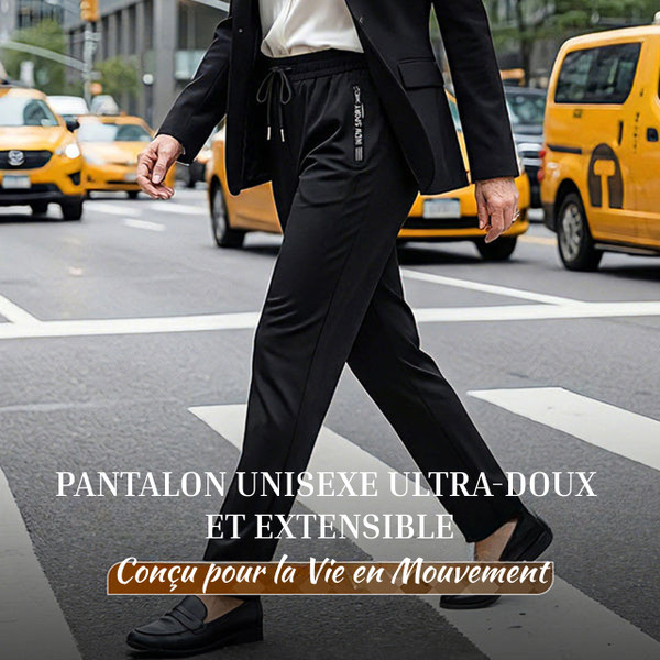 Dernier Jour de Soldes -60 % de Réduction – Pantalon Décontracté Unisexe en Tissu Ultra Doux et Extensible avec Tombé Parfait zaxx