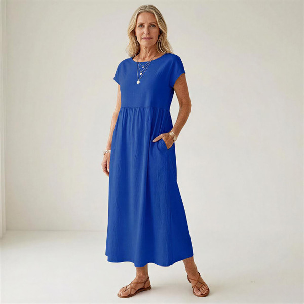Robe Midi en Coton Doux – Gabrielle™ zaxx