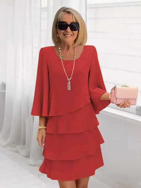 Robe Élégante à Volants – Catherine™ zaxx