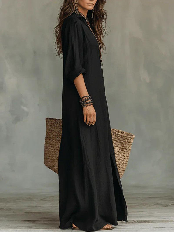Robe Longue Fluide à Silhouette Flatteuse et Style Polyvalent pour le Quotidien – Willow™ zaxx