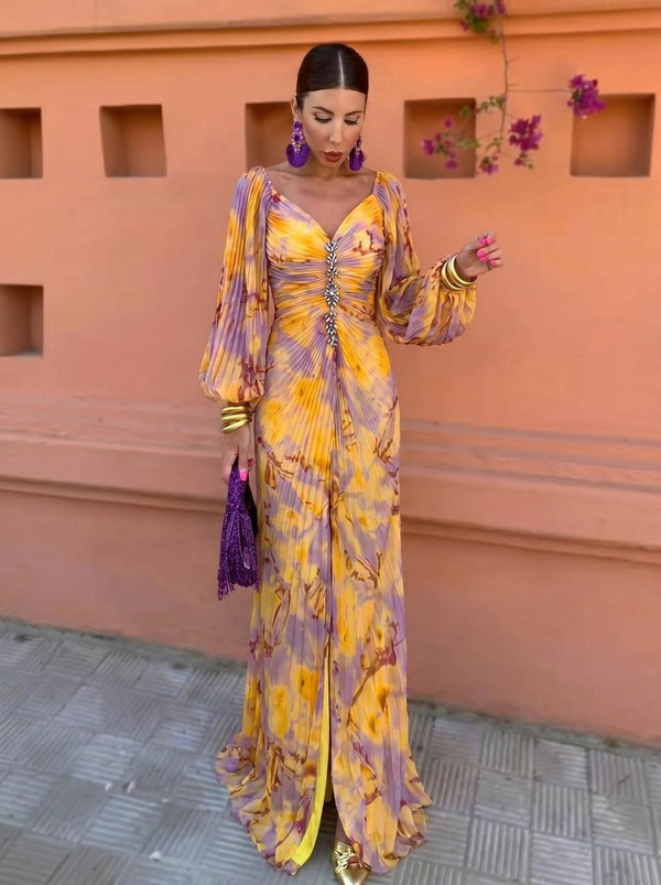 Robe Élégante à Décolleté Plongeant – Kristine™ zaxx