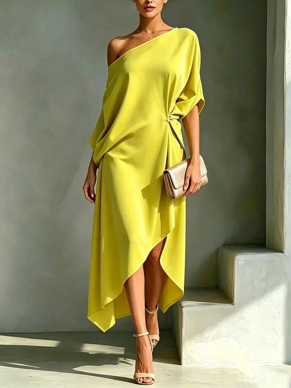 Robe Élégante Asymétrique – Camila™ zaxx