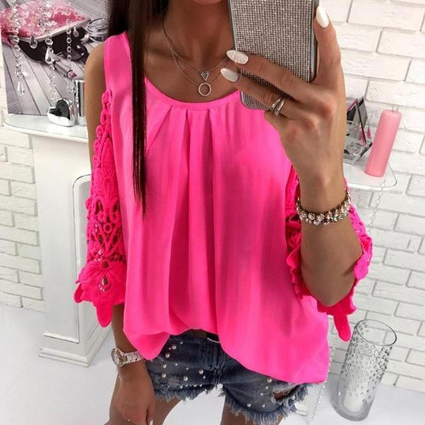 Blouse dete avec epaules denudees ete 2018 zaxx