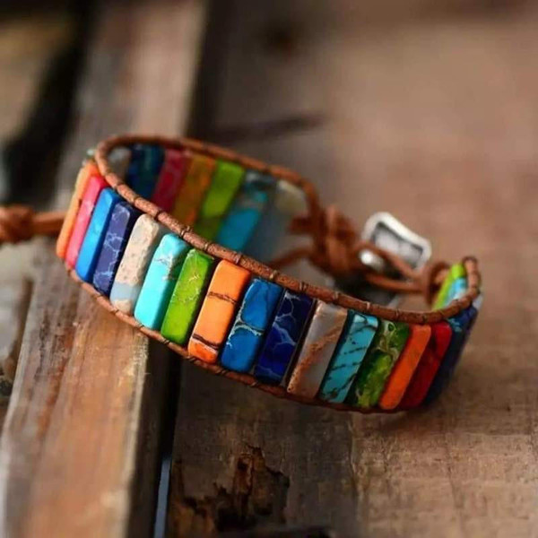 Bracelet de Positivite Rempli de Couleurs zaxx