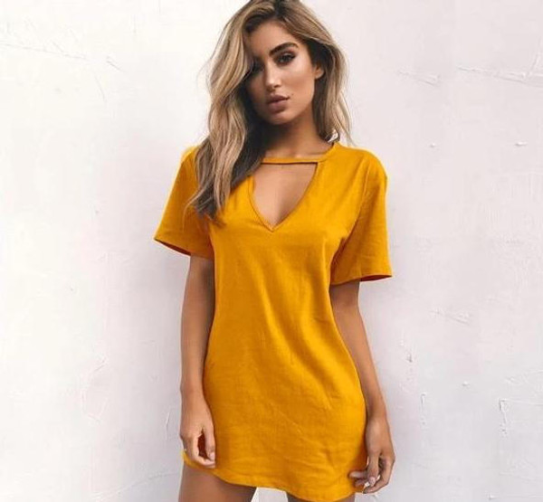 Robe T-shirt Decontractee Robe T-shirt Decontractee zaxx