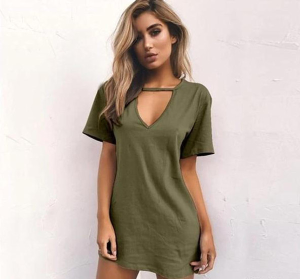 Robe T-shirt Decontractee Robe T-shirt Decontractee zaxx