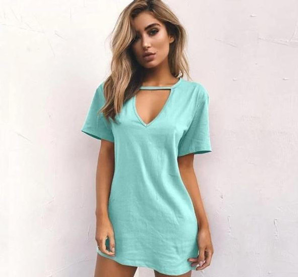 Robe T-shirt Decontractee Robe T-shirt Decontractee zaxx