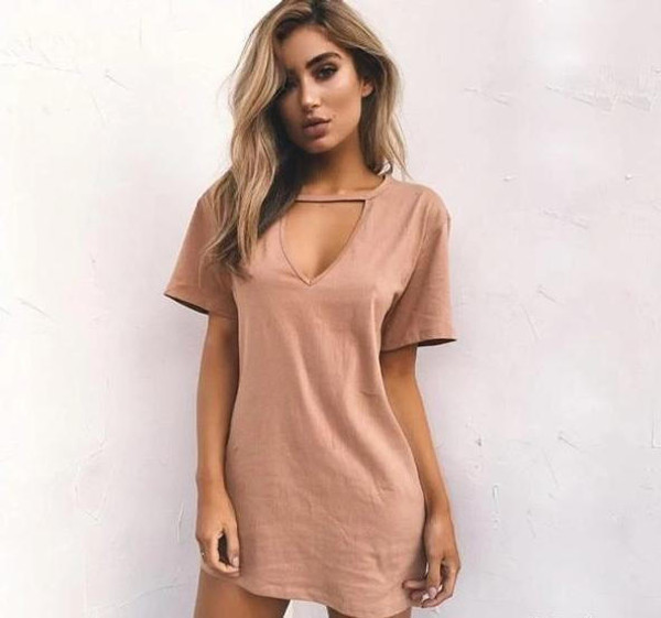 Robe T-shirt Decontractee Robe T-shirt Decontractee zaxx