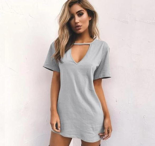 Robe T-shirt Decontractee Robe T-shirt Decontractee zaxx