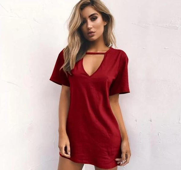 Robe T-shirt Decontractee Robe T-shirt Decontractee zaxx