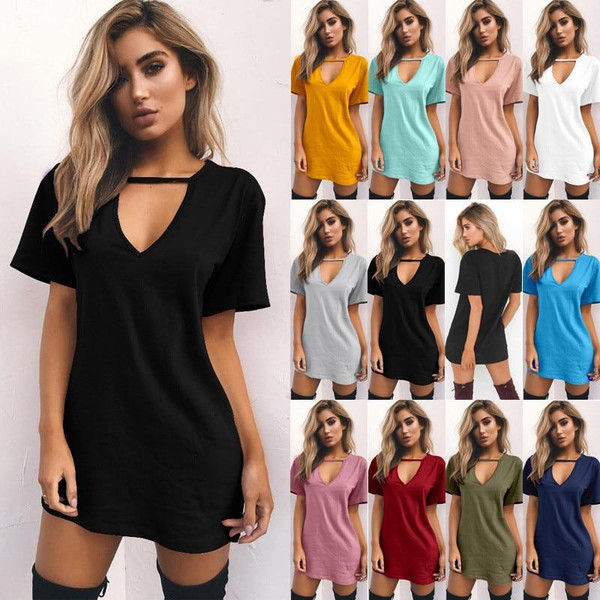 Robe T-shirt Decontractee Robe T-shirt Decontractee zaxx
