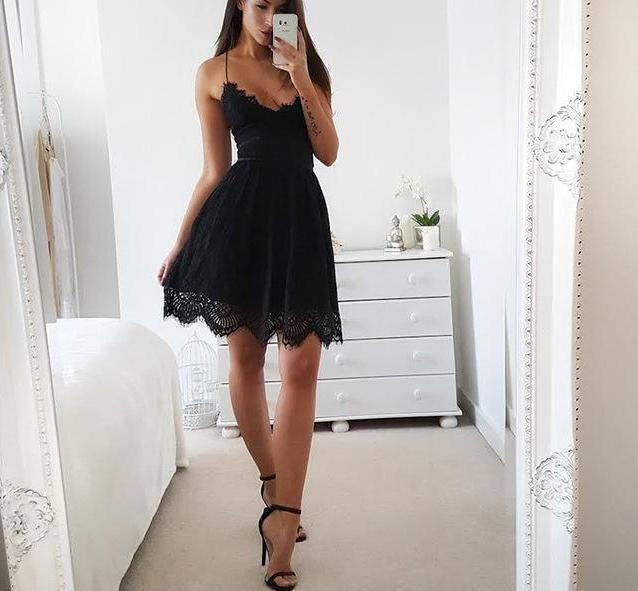 Robe Femme Élégante Col V Décolleté Fendu Arrière