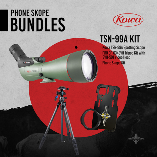 Kowa 993/994 And Slik Carbon 634SVH Tripod Kit