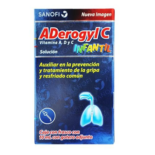 Aderogyl C Infantil Solución Frasco Gotero 10ML