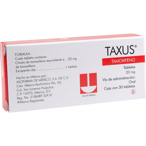 Taxus 20MG Caja x 30 Tabletas