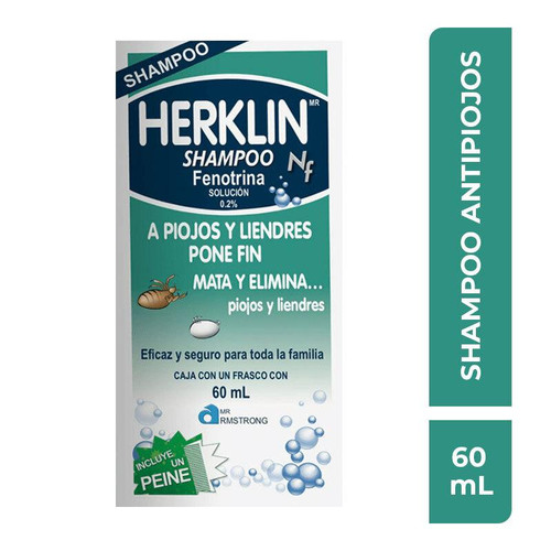Herklin Shampoo Solución Frasco 60ML