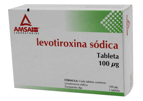 Levotiroxina Sódica 100MCG Caja x 1 Tableta