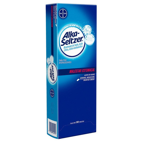 Alka Seltzer Caja x 100 Tabletas Efervescentes