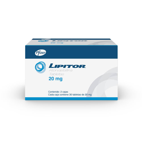 Lipitor 20MG 2 Cajas x 30 Tabletas