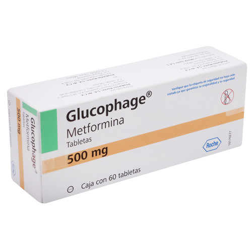 Glucophage 500MG Caja x 60 Tableta
