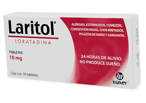 Loratadina 10MG Caja x 10 Tabletas