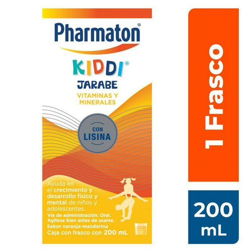 Pharmaton Kiddi Naranja-Mandarina Jarabe 200ML