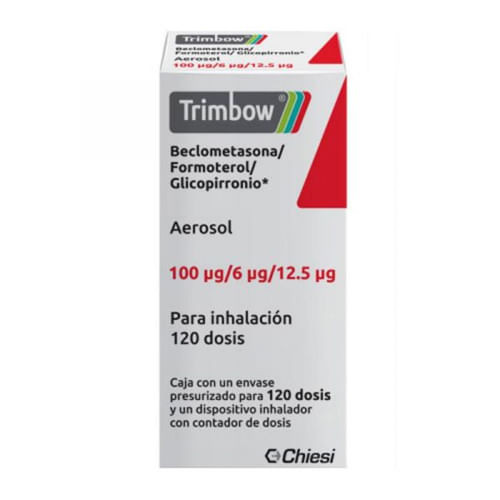 Trimbow 100/6/12.5MCG Spray Inhalador x 120 Dosis