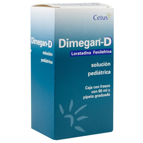 Dimegan D Solución Pediátrica Frasco Dosificador x 60ML