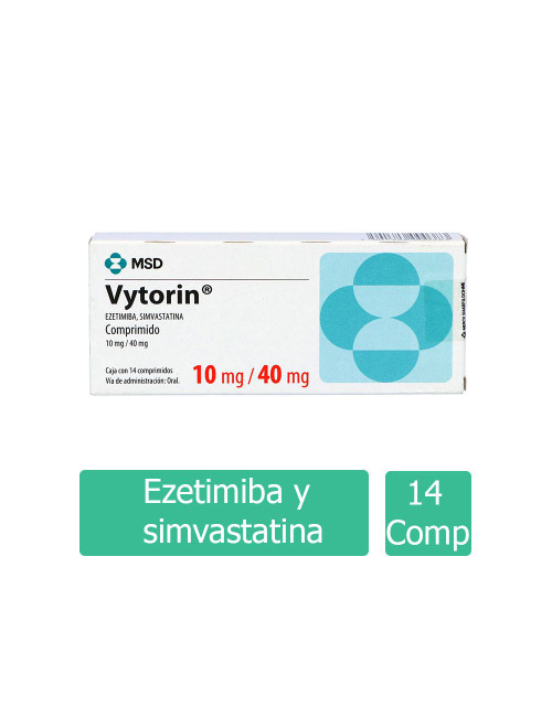 Vytorin 10MG/40MG Caja x 14 Comprimidos