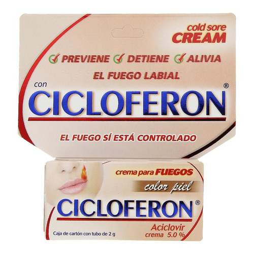 Cicloferon Labial Color Piel Crema Tubo 2GR