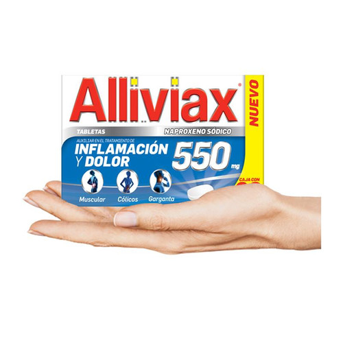 Alliviax 550MG Caja x 20 Tabletas