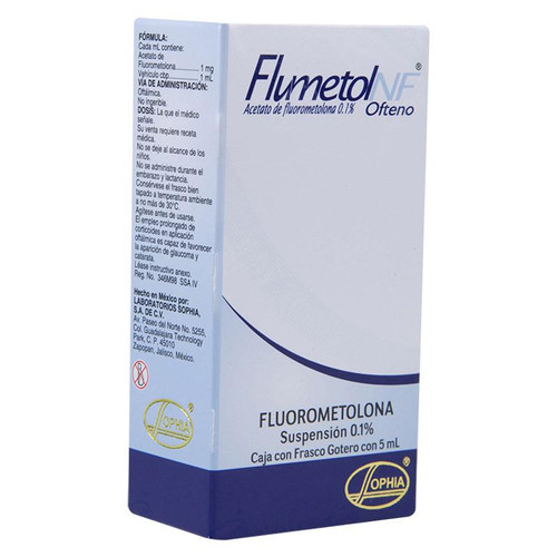 Flumetol NF 1MG Solución Oftálmica Frasco 5ML