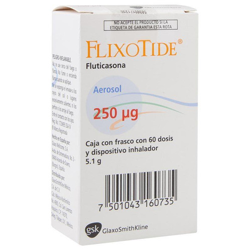 Flixotide 250MCG Aerosol Inhalador Frasco x 60 Dosis