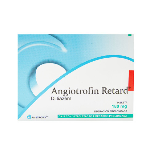 Angiotrofin Retard 180MG LP Caja x 10 Tabletas